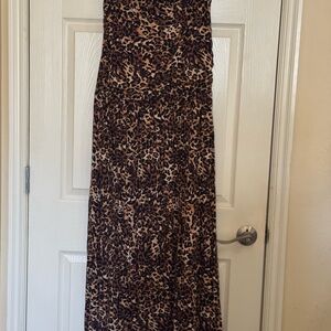 Leopard Print Maxi Dress
